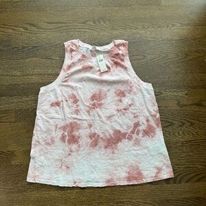 ERI + ALI tie dye Tank top NWT Anthropologie sleeveless LARGE 53150454